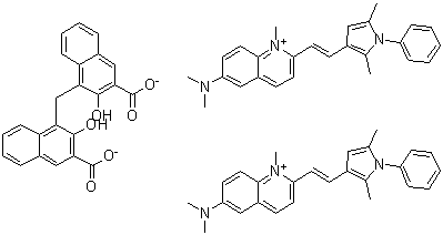 结构式 CAS# 3546-41-6, 恩波酸吡维铵