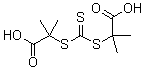 结构式 CAS# 355120-40-0, 2,2'-[硫代羰酰双(硫)]双[2-甲基丙酸]