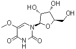 structure of CAS# 35542-01-9, 5-Methoxyuridine