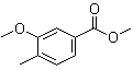 structure of CAS# 3556-83-0, 3-Methoxy-4-methylbenzoic acid methyl ester;Methyl 3-methoxy-4-methylbenzoate; Methyl 4-methyl-3-(methyloxy)benzoate