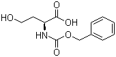 结构式 CAS# 35677-88-4, N-苄氧羰基-L-高丝氨酸