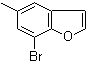 structure of CAS# 35700-48-2, 7-Bromo-5-methylbenzofuran