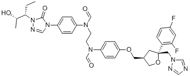 结构式 CAS# 357189-95-8, 泊沙康唑杂质B