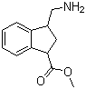 结构式 CAS# 357426-12-1, 3-(氨基甲基)-2,3-二氢-1H-茚-1-羧酸甲酯