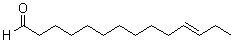 structure of CAS# 35746-21-5, (E)-11-Tetradecenal;(E)-11-Tetradecenyl aldehyde; trans-11-Tetradecenal
