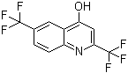 structure of CAS# 35877-04-4, 2,6-Bis(trifluoromethyl)quinolin-4-ol