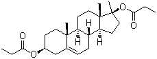 结构式 CAS# 3593-85-9, 美雄醇二丙酸酯
