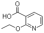 结构式 CAS# 35969-54-1, 2-乙氧基-3-吡啶羧酸