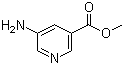 结构式 CAS# 36052-25-2, 5-氨基烟酸甲酯