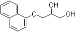 structure of CAS# 36112-95-5, 3-(1-Naphthalenyloxy)-1,2-propanediol;Propranolol glycol