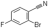 结构式 CAS# 36282-26-5, 2-溴-4-氟苯甲腈; 2-溴-4-氟苯腈
