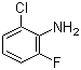 结构式 CAS# 363-51-9, 2-氯-6-氟苯胺