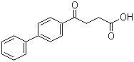 structure of CAS# 36330-85-5, Fenbufen;4-(4-Biphenyl)-4-oxobutyric acid