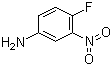 结构式 CAS# 364-76-1, 4-氟-3-硝基苯胺