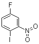 structure of CAS# 364-77-2, 4-Fluoro-1-iodo-2-nitrobenzene