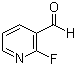 结构式 CAS# 36404-90-7, 2-氟-3-吡啶甲醛