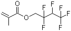 结构式 CAS# 36405-47-7, 甲基丙烯酸六氟丁酯