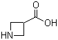 structure of CAS# 36476-78-5, 3-Azetidinecarboxylic acid;Azetidine-3-carboxylic acid