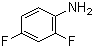 structure of CAS# 367-25-9, 2,4-Difluoroaniline;2,4-Difluoro-benzenamine; 1-Amino-2,4-difluorobenzene