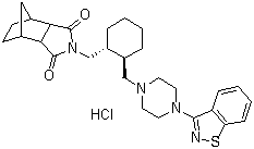 结构式 CAS# 367514-88-3, 罗西酮盐酸盐