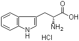 结构式 CAS# 36760-44-8, D-色氨酸盐酸盐