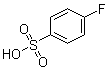 structure of CAS# 368-88-7, 4-Fluorobenzenesulfonic acid;Benzene-1-fluoro-4-sulfonic acid; NSC43021; p-Fluorobenzenesulfonic acid; p-Fluorophenylsulfonic acid