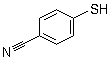 structure of CAS# 36801-01-1, 4-Mercaptobenzonitrile;4-Cyanobenzenethiol; 4-Cyanothiophenol; 4-Sulfanylbenzonitrile; p-Cyanobenzenethiol; p-Cyanobenzenethiol; p-Cyanothiophenol; p-Mercaptobenzonitrile