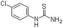 structure of CAS# 3696-23-9, 1-(4-Chlorophenyl)thiourea