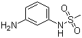 structure of CAS# 37045-73-1, N-(3-Aminophenyl)methanesulfamide;N-(3-Aminophenyl)methanesulfonamide