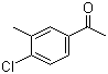 structure of CAS# 37074-39-8, 4'-Chloro-3'-methylacetophenone;1-(4-Chloro-3-methylphenyl)ethanone; 3-Methyl-4-chloroacetophenone