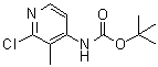 结构式 CAS# 370864-66-7, (2-氯-3-甲基吡啶-4-基)氨基甲酸叔丁酯