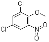 结构式 CAS# 37138-82-2, 2-硝基-4,6-二氯苯甲醚
