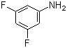 structure of CAS# 372-39-4, 3,5-Difluoroaniline;3,5-Difluorobenzenamine