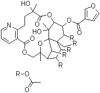 structure of CAS# 37239-48-8, Wilfortrine;Wilfortrin