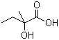 结构式 CAS# 3739-30-8, 2-羟基-2-甲基丁酸