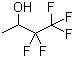 structure of CAS# 374-40-3, 3,3,4,4,4-Pentafluoro-2-butanol;1,1,1,2,2-Pentafluorobutan-3-ol
