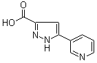 结构式 CAS# 374064-01-4, 5-(吡啶-3-基)-1H-吡唑-3-羧酸
