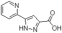 结构式 CAS# 374064-02-5, 5-吡啶-2-基-1H-吡唑-3-羧酸