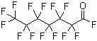 Perfluoroheptanoyl fluoride molecular structure (CAS 375-84-8)
