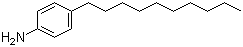 结构式 CAS# 37529-30-9, 4-癸基苯胺