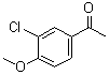 结构式 CAS# 37612-52-5, 3'-氯-4'-甲氧基苯乙酮