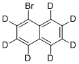 structure of CAS# 37621-57-1, 1-Bromonaphthalene-d7;1-bromo-2,3,4,5,6,7,8-heptadeuterionaphthalene