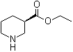 结构式 CAS# 37675-18-6, (S)-3-哌啶甲酸乙酯