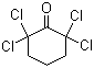 结构式 CAS# 3776-30-5, 2,2,6,6-四氯环己酮