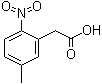 结构式 CAS# 37777-81-4, (5-甲基-2-硝基苯基)乙酸