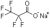结构式 CAS# 378-77-8, 五氟丙酸钠; 五氟丙酸钠盐