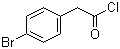 structure of CAS# 37859-24-8, 4-Bromophenylacetyl chloride;(4-Bromophenyl)acetyl chloride