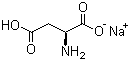 结构式 CAS# 3792-50-5, L-天门冬氨酸钠