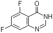 结构式 CAS# 379228-58-7, 5,7-二氟-3,4-二氢喹唑啉-4-酮
