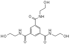 结构式 CAS# 37988-18-4, N,N',N''-三(2-羟基乙基)-1,3,5-苯三甲酰胺